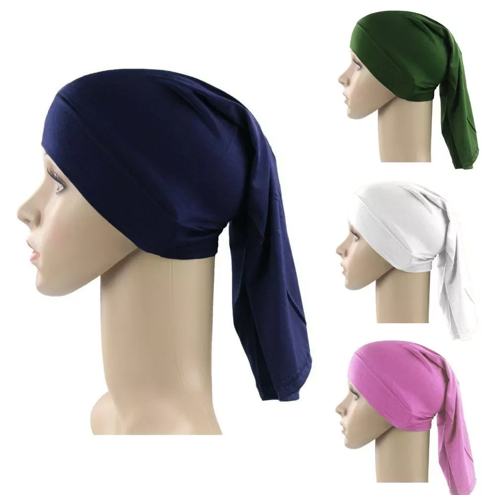 1PC Muslim Chiffon Hijab Cap Islamic Girls Solid Color Full Cover Inner Head Wraps Women Headscarf Ladies Foulard Headband Hat 
1PC Muslim Chiffon Hijab Cap Islamic Girls Solid Color Full Cover Inner Head Wraps Women Headscarf Ladies Foulard Headband Hat
