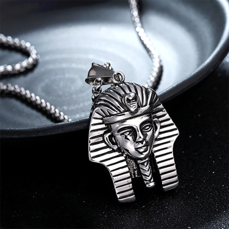 NUOBING Men's Hip Hop Punk Vintage Ancient Egypt Pharaoh Pendant Necklace Chain Metal Gothic Jewelry Memorial Glamour Gift
NUOBING Men's Hip Hop Punk Vintage Ancient Egypt Pharaoh Pendant Necklace Chain Metal Gothic Jewelry Memorial Glamour Gift