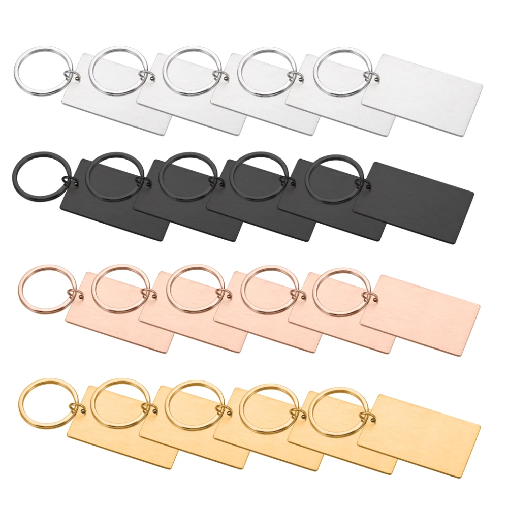 10Pcs/Lot Rectangle Blank Keychain 45X27mm Stainless Steel Key Chain for DIY Handmade Accessories Custom Logo Name Keychain
10Pcs/Lot Rectangle Blank Keychain 45X27mm Stainless Steel Key Chain for DIY Handmade Accessories Custom Logo Name Keychain