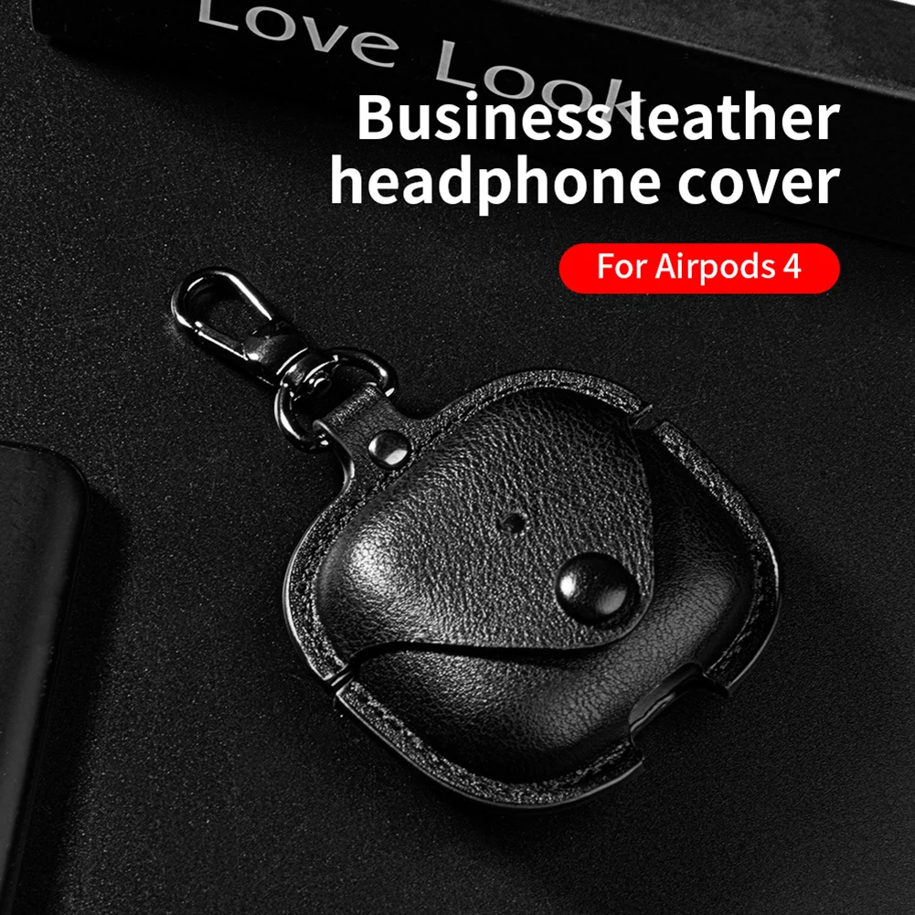 Кожаный чехол для AirPods 4