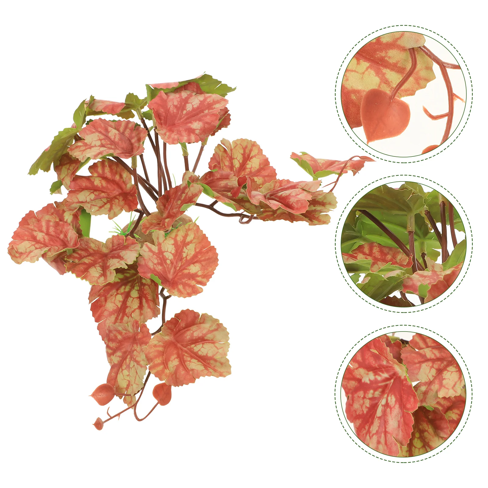Reptile Artificial Tank Ornament Aquarium Decorative Terrarium Decor Fake Decoration Cave Leaves Habitats Realistic Ornaments
Reptile Artificial Tank Ornament Aquarium Decorative Terrarium Decor Fake Decoration Cave Leaves Habitats Realistic Ornaments