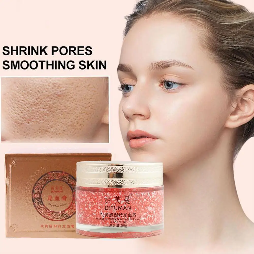 50g Retinol Dragon Blood Cream Whitening Moisturizing Anti-wrinkle Repairs Cream Anti Aging Skin Care Women Face Essence
50g Retinol Dragon Blood Cream Whitening Moisturizing Anti-wrinkle Repairs Cream Anti Aging Skin Care Women Face Essence