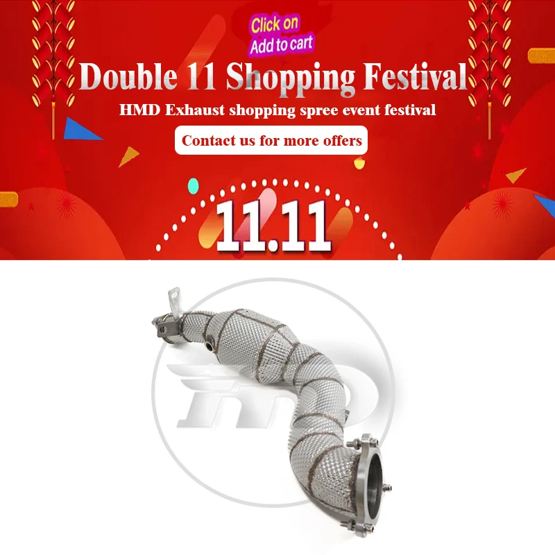 HMD Exhaust System High Flow Performance Downpipe for Mercedes Benz E200 W212 1.8T With Catalytic Converter Header
HMD Exhaust System High Flow Performance Downpipe for Mercedes Benz E200 W212 1.8T With Catalytic Converter Header
