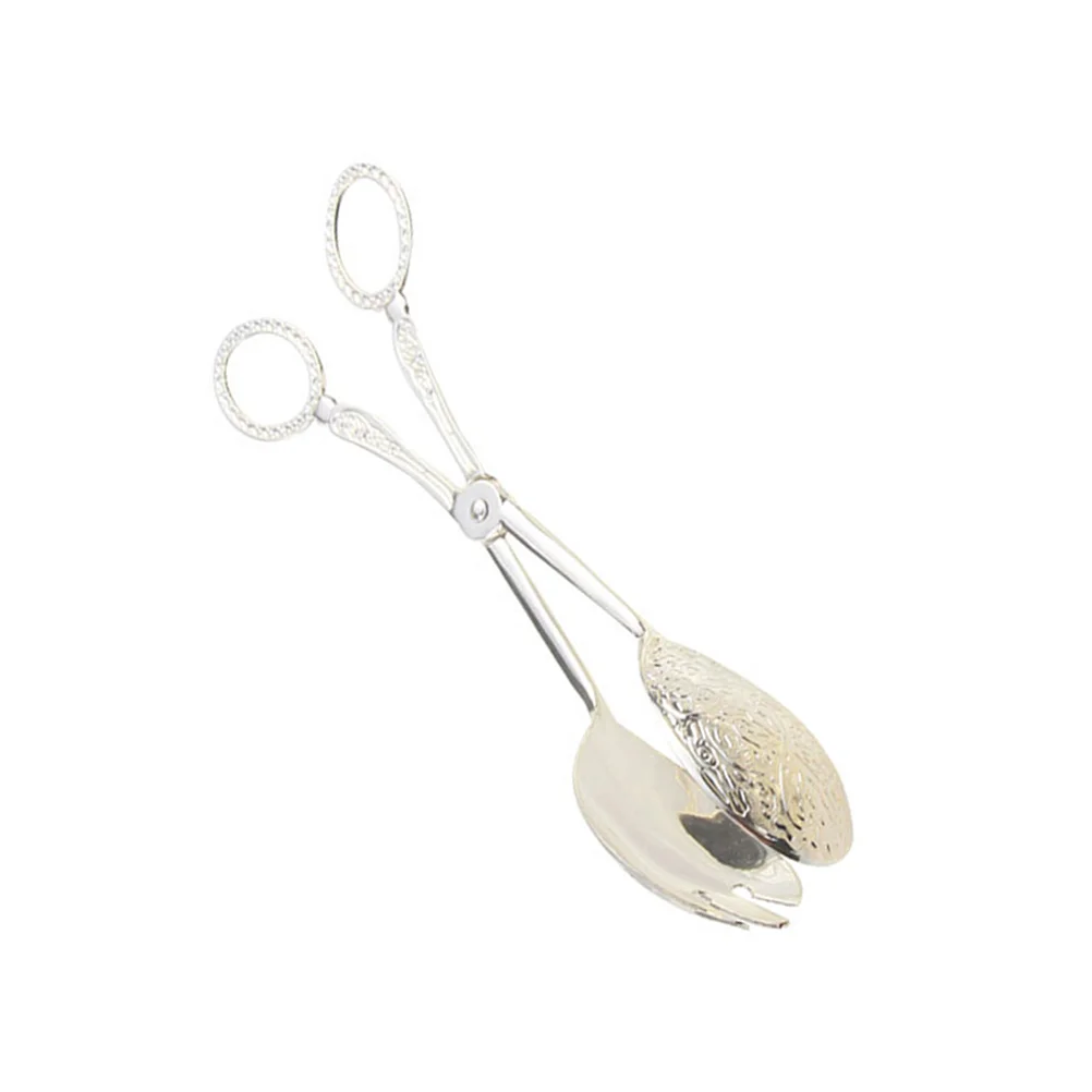 Scissor Tong Multifunction Bread Clip Kitchen Serving Tongs for Biscuit Dessert Salad Cake ) (Round)
Scissor Tong Multifunction Bread Clip Kitchen Serving Tongs for Biscuit Dessert Salad Cake ) (Round)