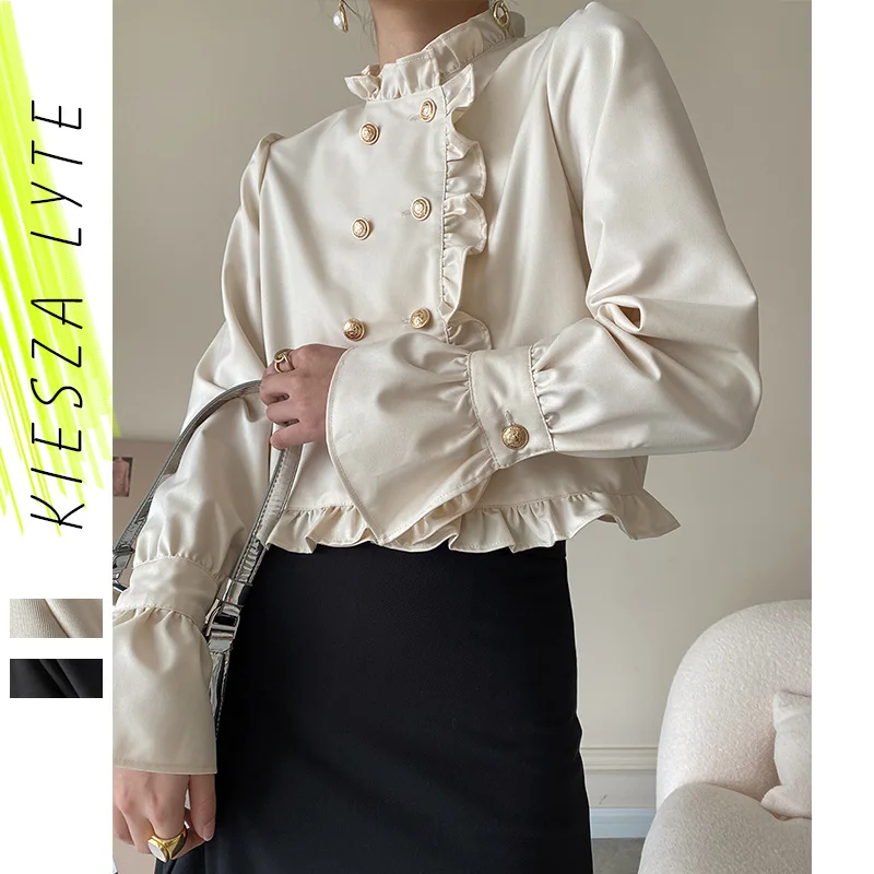 Palace Style Short Blouse Shirt Women 2022 Spring Niche 2022 Spring New Elegant Vintage All-match Fashion Top Female
Palace Style Short Blouse Shirt Women 2022 Spring Niche 2022 Spring New Elegant Vintage All-match Fashion Top Female