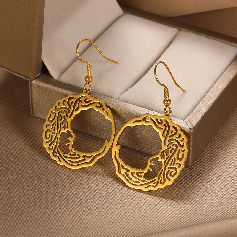 Classic Original Lines Metallic Earrings For Women Black Color Human Face Hoop Earring Pendientes aros Geometric Jewelry серьги
Classic Original Lines Metallic Earrings For Women Black Color Human Face Hoop Earring Pendientes aros Geometric Jewelry серьги