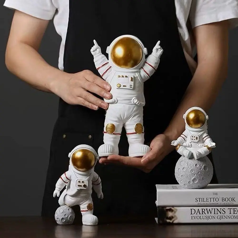 Resin Astronaut Figurines Spaceman Moon Statues Miniatures Ornament Desktop Home Decoration Astronaut Model For Kids Toy Gifts
Resin Astronaut Figurines Spaceman Moon Statues Miniatures Ornament Desktop Home Decoration Astronaut Model For Kids Toy Gifts