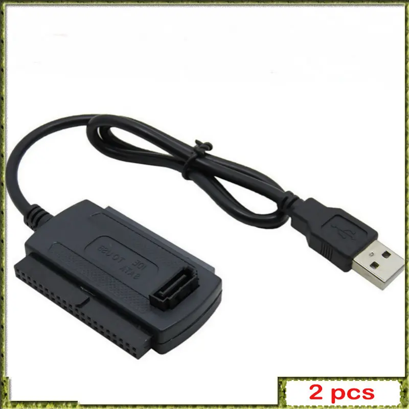 2pcs USB 2.0 To 2.5" 3.5" SATA PATA IDE Drive Adapter Converter Cable for Hard Drive Disk HDD USB 2.0 To IDE SATA Adapter Cable
2pcs USB 2.0 To 2.5" 3.5" SATA PATA IDE Drive Adapter Converter Cable for Hard Drive Disk HDD USB 2.0 To IDE SATA Adapter Cable