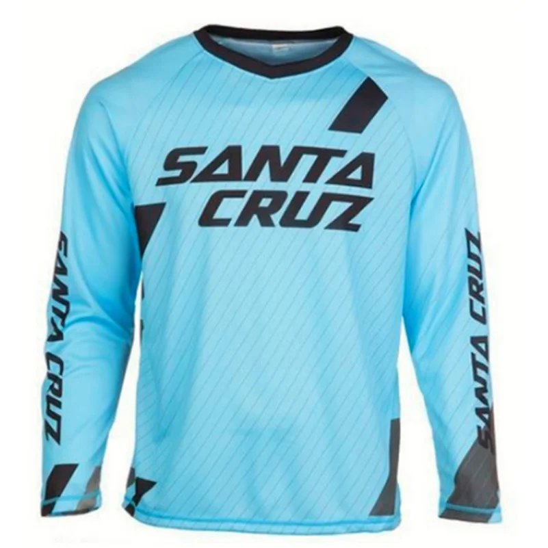 

2021 г., Джерси для мотокросса santa cruz, горнолыжная майка, одежда для горного велосипеда с длинным рукавом, мотоциклетная майка, рубашка для горн...