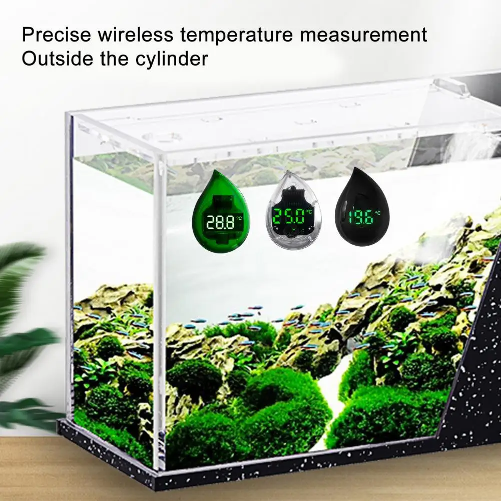 Thermometer Water Drop Shape Widely Temperature Range Compact Digital Aquarium Freshwater Thermometer for Aquarium
Thermometer Water Drop Shape Widely Temperature Range Compact Digital Aquarium Freshwater Thermometer for Aquarium