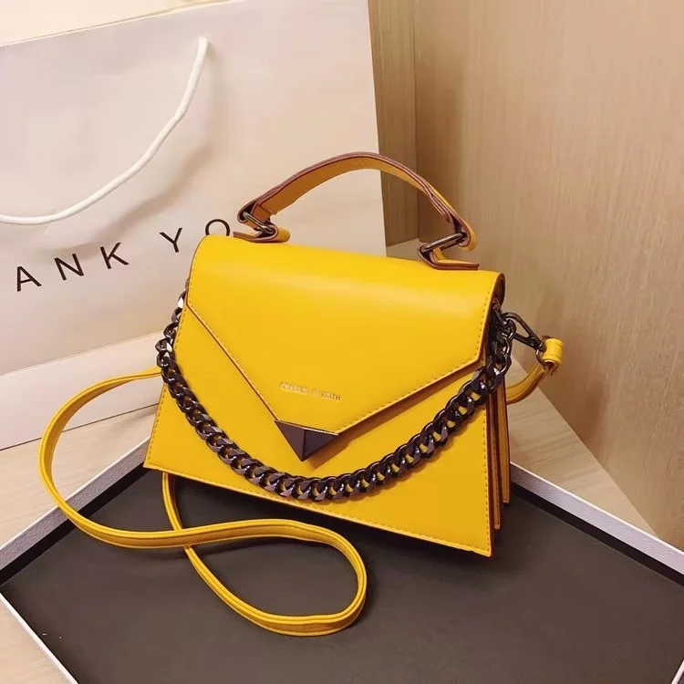 

Foreign trade texture diagonal bag female bag 2021 spring new fashion lady shoulder bag chain handbag