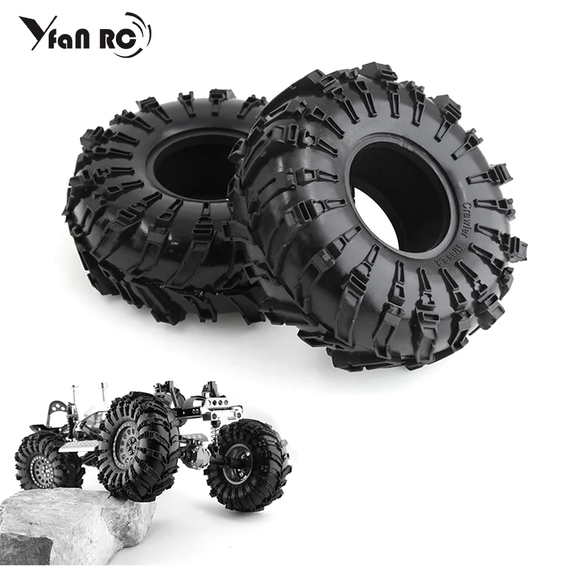 2Pcs 2.2 Inch Rubber Tyres Wheel Tires for 1/10 Rock Buggy RC Crawler Car Axial SCX10 90046 TRX4
2Pcs 2.2 Inch Rubber Tyres Wheel Tires for 1/10 Rock Buggy RC Crawler Car Axial SCX10 90046 TRX4