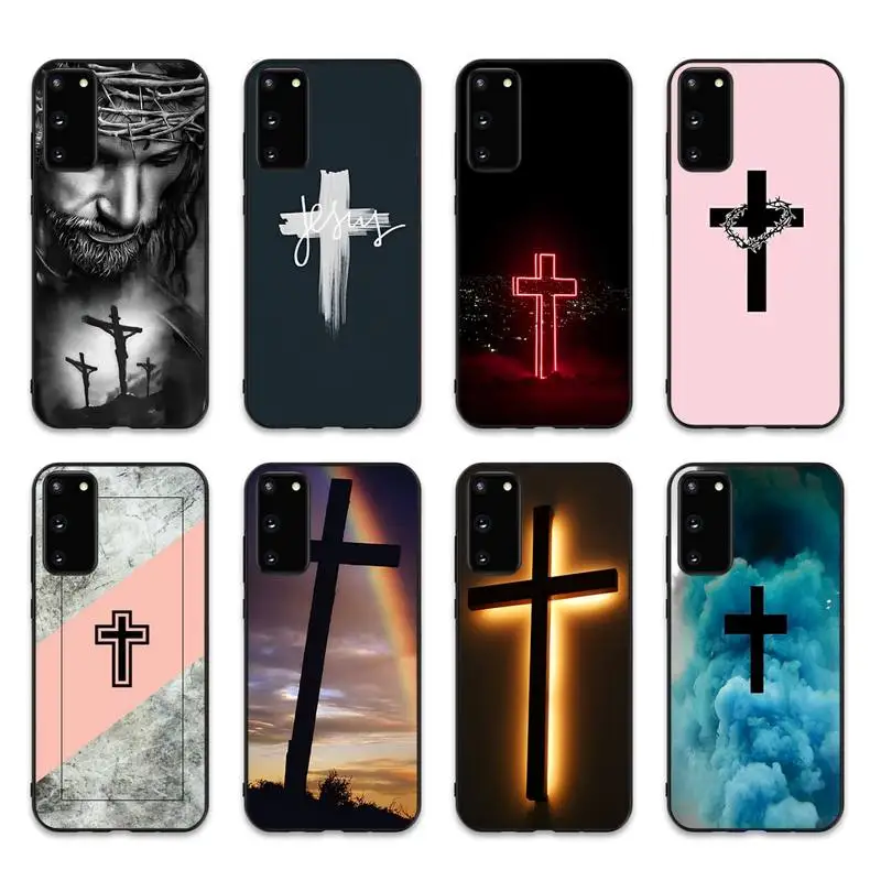 Jesus Christ Cross Phone Case for Samsung S20 lite S21 S10 S9 plus for Redmi Note8 9pro for Huawei Y6 cover
Jesus Christ Cross Phone Case for Samsung S20 lite S21 S10 S9 plus for Redmi Note8 9pro for Huawei Y6 cover