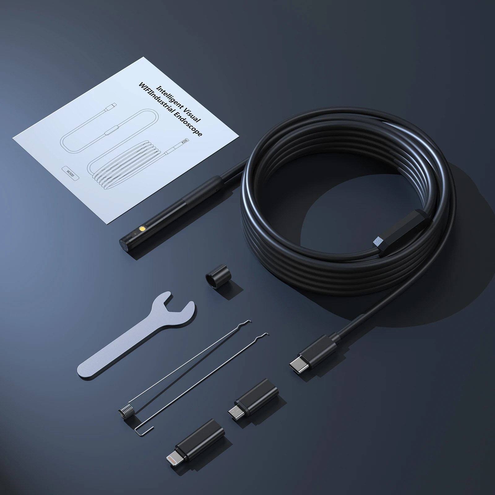 Car Inspection Borescope IP67 Waterproof With LED Borescope Scope Camera for Cars Support Android ios 300cm/118inch Snake Cable
Car Inspection Borescope IP67 Waterproof With LED Borescope Scope Camera for Cars Support Android ios 300cm/118inch Snake Cable