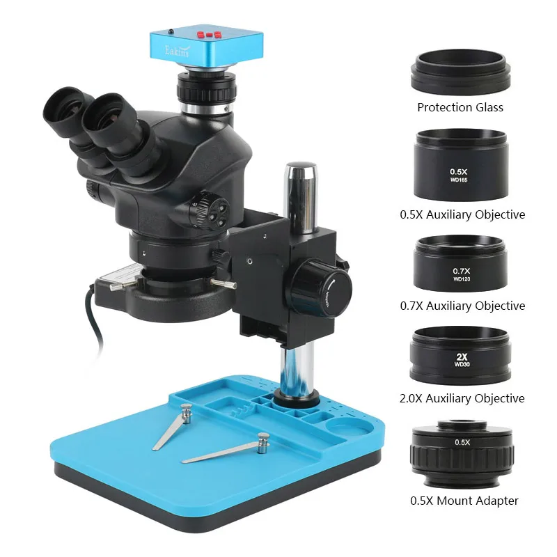 48MP 2K 1080P Digital HDMI USB Camera 3.5X 7X 45X 90X Simul-Focal Trinocular Stereo Microscope For Phone PCB Soldering Repair
48MP 2K 1080P Digital HDMI USB Camera 3.5X 7X 45X 90X Simul-Focal Trinocular Stereo Microscope For Phone PCB Soldering Repair