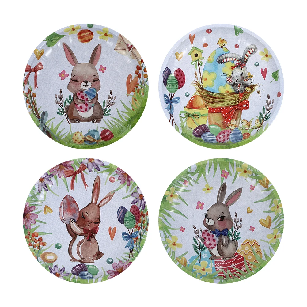 4pcs Easter Plate Rabbit Serving Plate Vintage Serving Tray Metal Metal Snack Plates Rustic Plate Metal Towel Tray
4pcs Easter Plate Rabbit Serving Plate Vintage Serving Tray Metal Metal Snack Plates Rustic Plate Metal Towel Tray