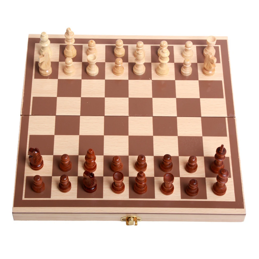 Magnetic Folding Wooden International Chess Set Backgammon Checkers Travel Chess Board Set Draughts Portable Board Game 29x29cm
Magnetic Folding Wooden International Chess Set Backgammon Checkers Travel Chess Board Set Draughts Portable Board Game 29x29cm