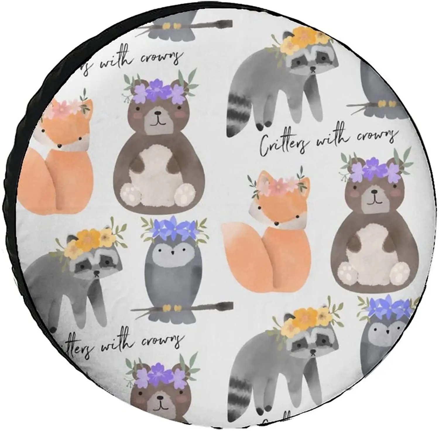 Fox Bear Animals Clipart Waterproof Coating Tire Cover Portable Wheel Bags Sun Rain Snow Protector
Fox Bear Animals Clipart Waterproof Coating Tire Cover Portable Wheel Bags Sun Rain Snow Protector