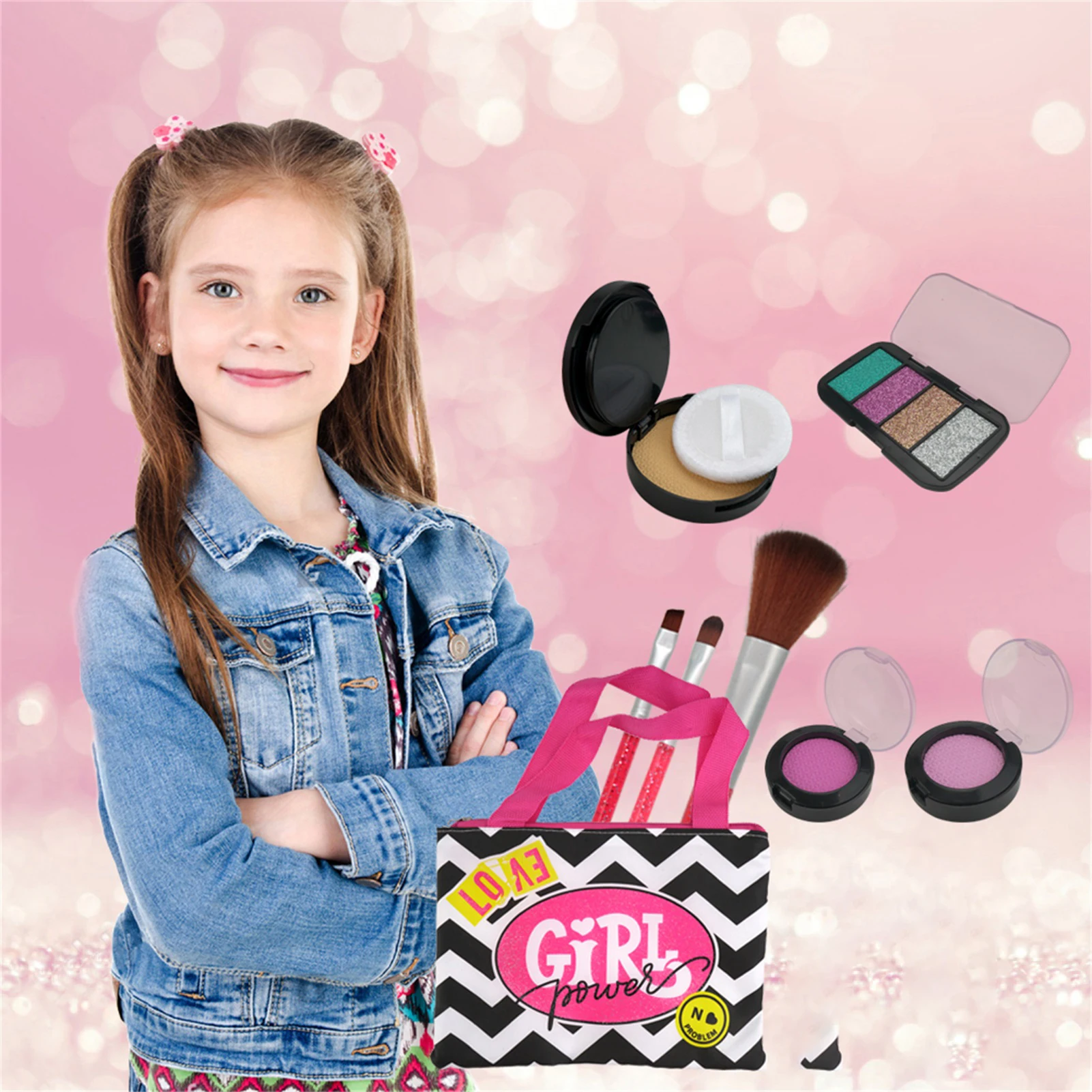 Новая игрушка для ролевых игр, косметика, сумочка для макияжа, игрушки для девочек, детские развивающие игрушки, ролевая игрушка для макияжа... 
Новая игрушка для ролевых игр, косметика, сумочка для макияжа, игрушки для девочек, детские развивающие игрушки, ролевая игрушка для макияжа...