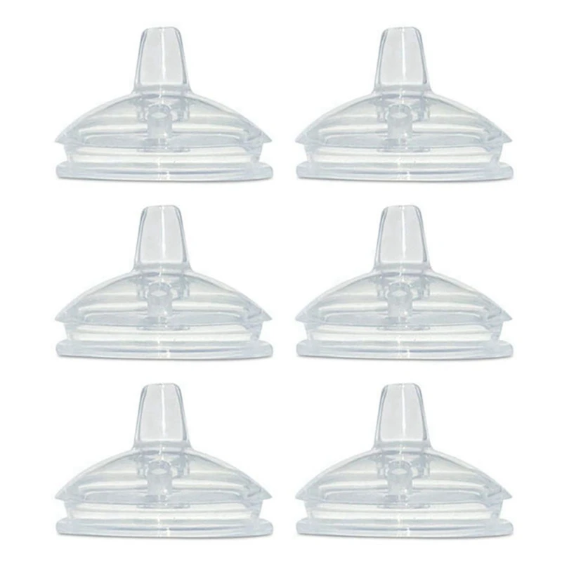 6Pcs/Set Sippy Spout Nipples For Comotomo Baby Bottle And For Mason Baby Bottle Silicone Spill-Proof, 7CM
6Pcs/Set Sippy Spout Nipples For Comotomo Baby Bottle And For Mason Baby Bottle Silicone Spill-Proof, 7CM