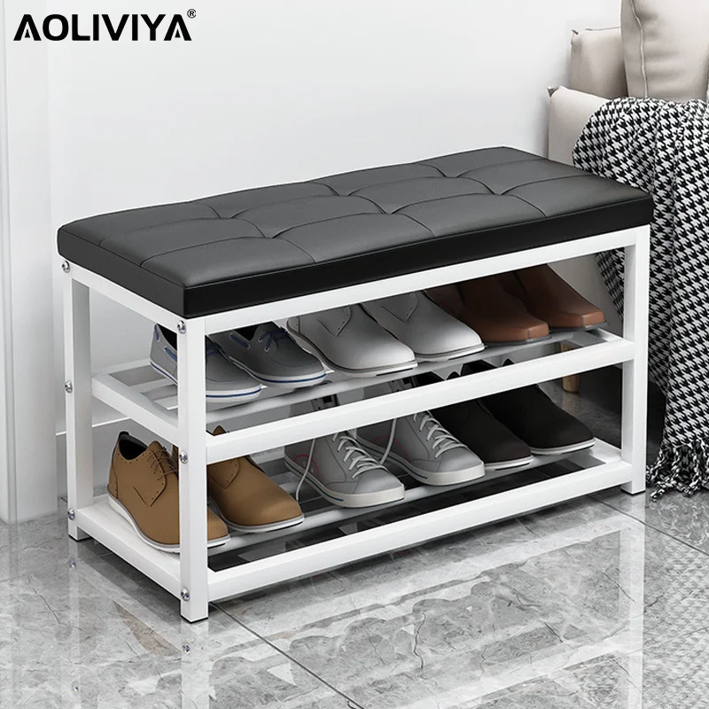 AOLIVIYA Shoe-changing Stool Home Door Shoe Cabinet Sitting Stool Pu Soft Leather Shoe Rack Three-tier Porch Wearing Shoes Bench
AOLIVIYA Shoe-changing Stool Home Door Shoe Cabinet Sitting Stool Pu Soft Leather Shoe Rack Three-tier Porch Wearing Shoes Bench