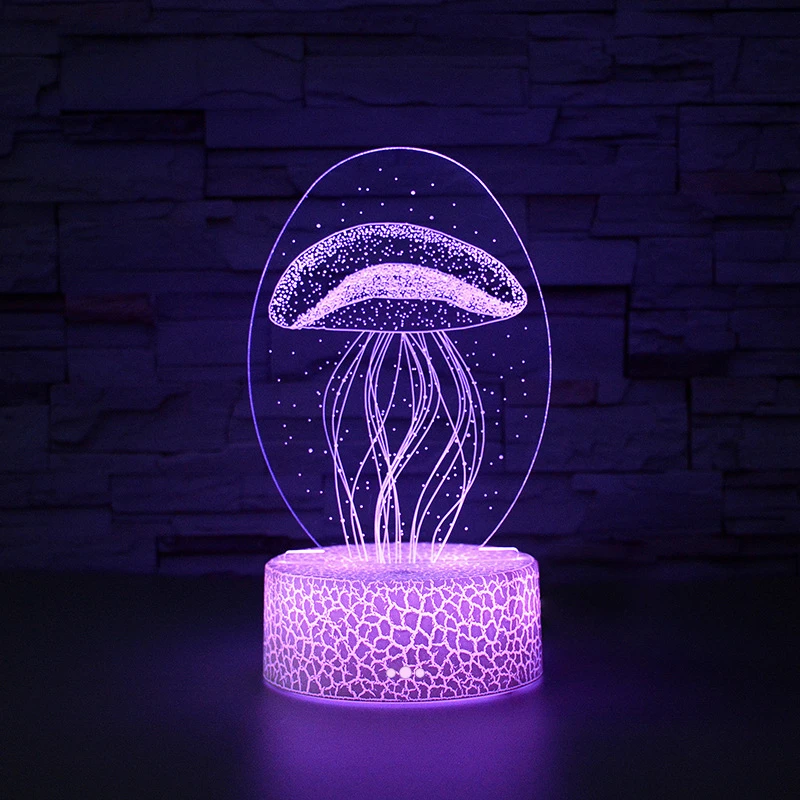 Creative 3D Novelty Acrylic LED Night Light Birthday Gift Colorful Touch Remote Control Bedside Atmosphere Table Lamp Decoration
Creative 3D Novelty Acrylic LED Night Light Birthday Gift Colorful Touch Remote Control Bedside Atmosphere Table Lamp Decoration