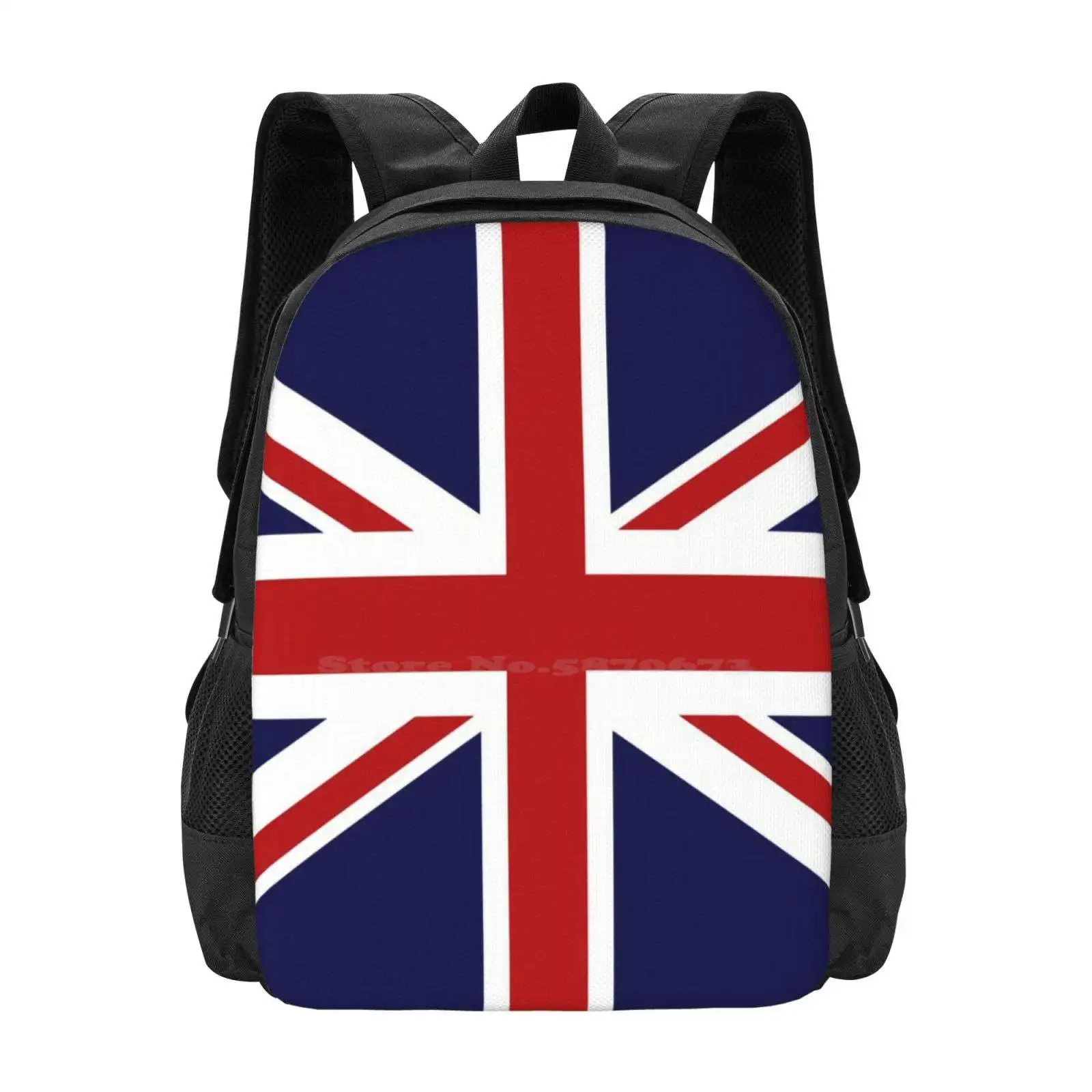 

Union Jack Flag Of The Uk School Bags Travel Laptop Backpack Union Jack Flag United Kingdom Uk British Great Britain England