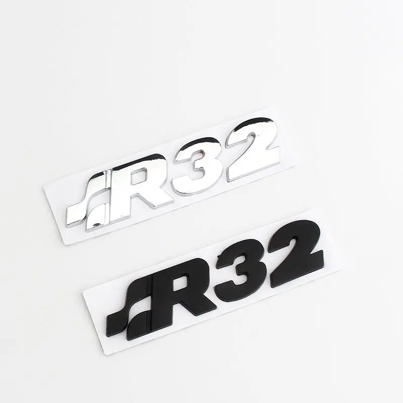 Car 3D Metal R32 Decal Sticker For VW Volkswagen Golf 4 MK4 MK5 R32 Car Rear Trunk Body Emblem Badge Styling Decoration Stickers
Car 3D Metal R32 Decal Sticker For VW Volkswagen Golf 4 MK4 MK5 R32 Car Rear Trunk Body Emblem Badge Styling Decoration Stickers