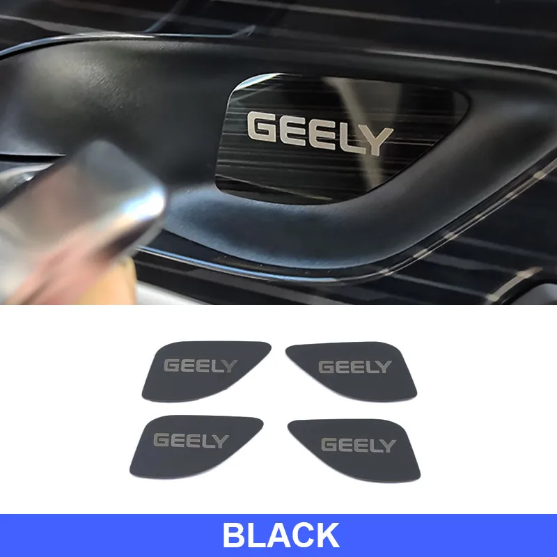 Vtear внутренняя дверная чаша из нержавеющей стали, накладка, детали для украшения интерьера автомобиля, аксессуары для Geely Monjaro Kx11 Manjaro 2024