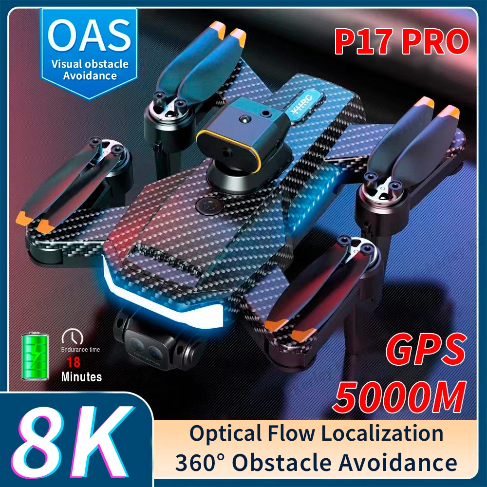 Складной Квадрокоптер AGCE P17, GPS, 8K HD, 5000 м 
Складной Квадрокоптер AGCE P17, GPS, 8K HD, 5000 м