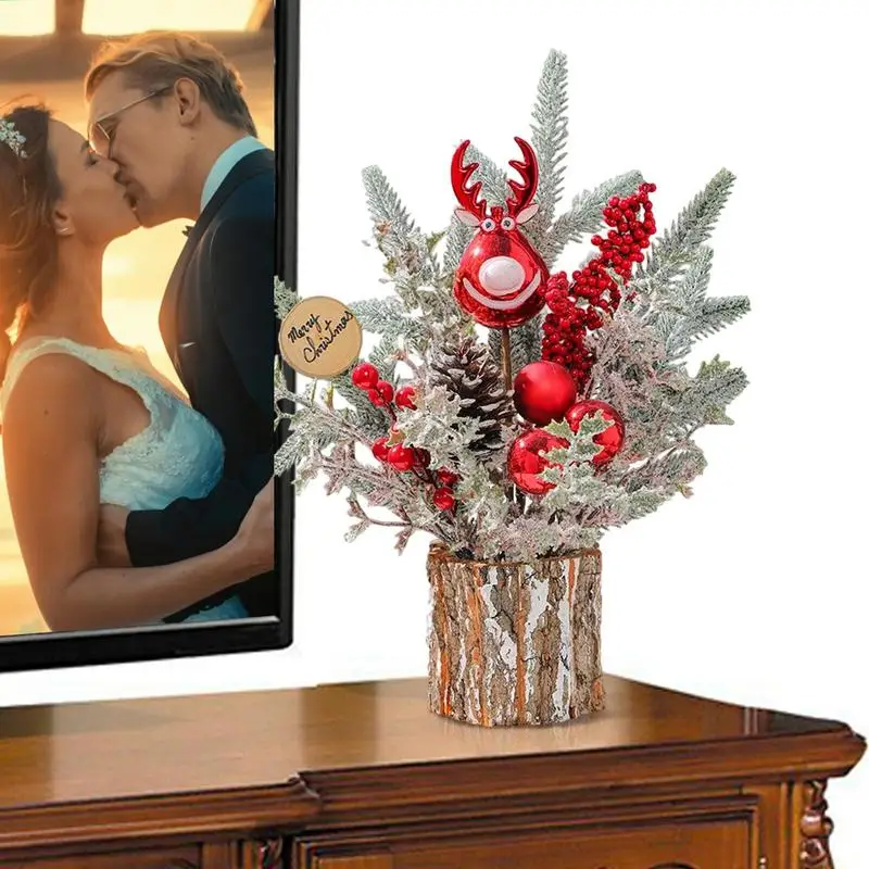 Мини Рождественская елка, искусственные растения, настольное украшение, зимний фон, Рождественский стол, центральные части, домашний декор
Мини Рождественская елка, искусственные растения, настольное украшение, зимний фон, Рождественский стол, центральные части, домашний декор