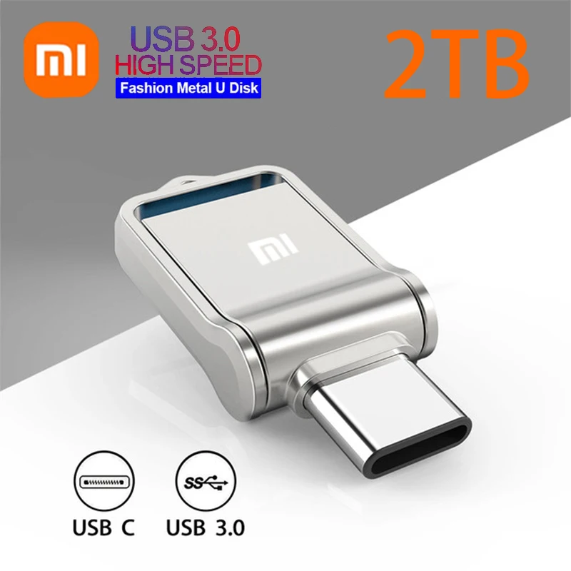 Xiaomi U Disk Type-C 2TB 1TB 512GB 256GB 128GB High Speed Usb3.0 Computer Dual-Use Dual Interface Mutual Transmissio Metal Flash
Xiaomi U Disk Type-C 2TB 1TB 512GB 256GB 128GB High Speed Usb3.0 Computer Dual-Use Dual Interface Mutual Transmissio Metal Flash