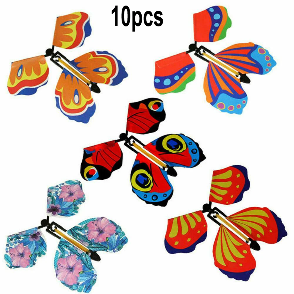 10Pcs Flying Butterfly Little Tricks Funny Surprise Joke Toys For Children Surprising Toys Greeting Card Festival Surprise
10Pcs Flying Butterfly Little Tricks Funny Surprise Joke Toys For Children Surprising Toys Greeting Card Festival Surprise