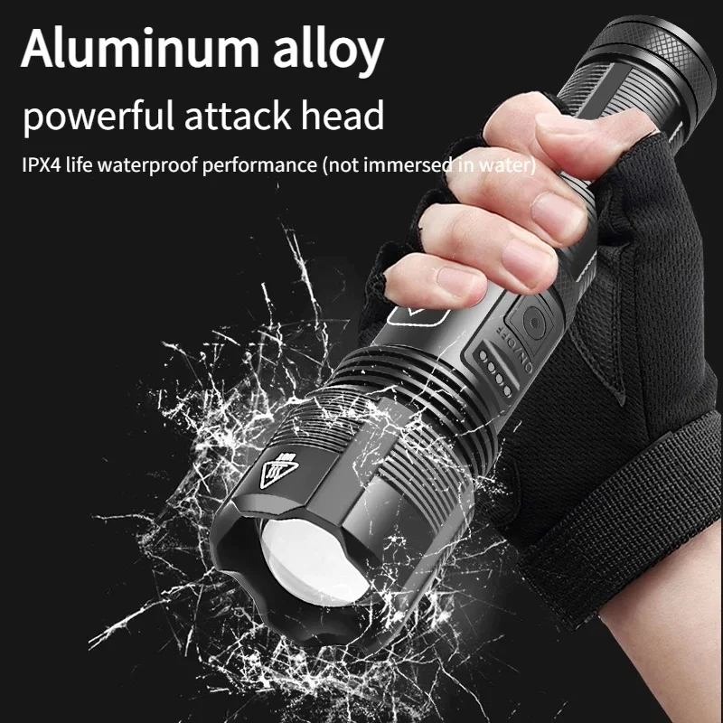 LED Strong Light Flashlight 18650 Lithium Battery USB Charging Multi-function Outdoor Super Bright P50 Flashlight
LED Strong Light Flashlight 18650 Lithium Battery USB Charging Multi-function Outdoor Super Bright P50 Flashlight