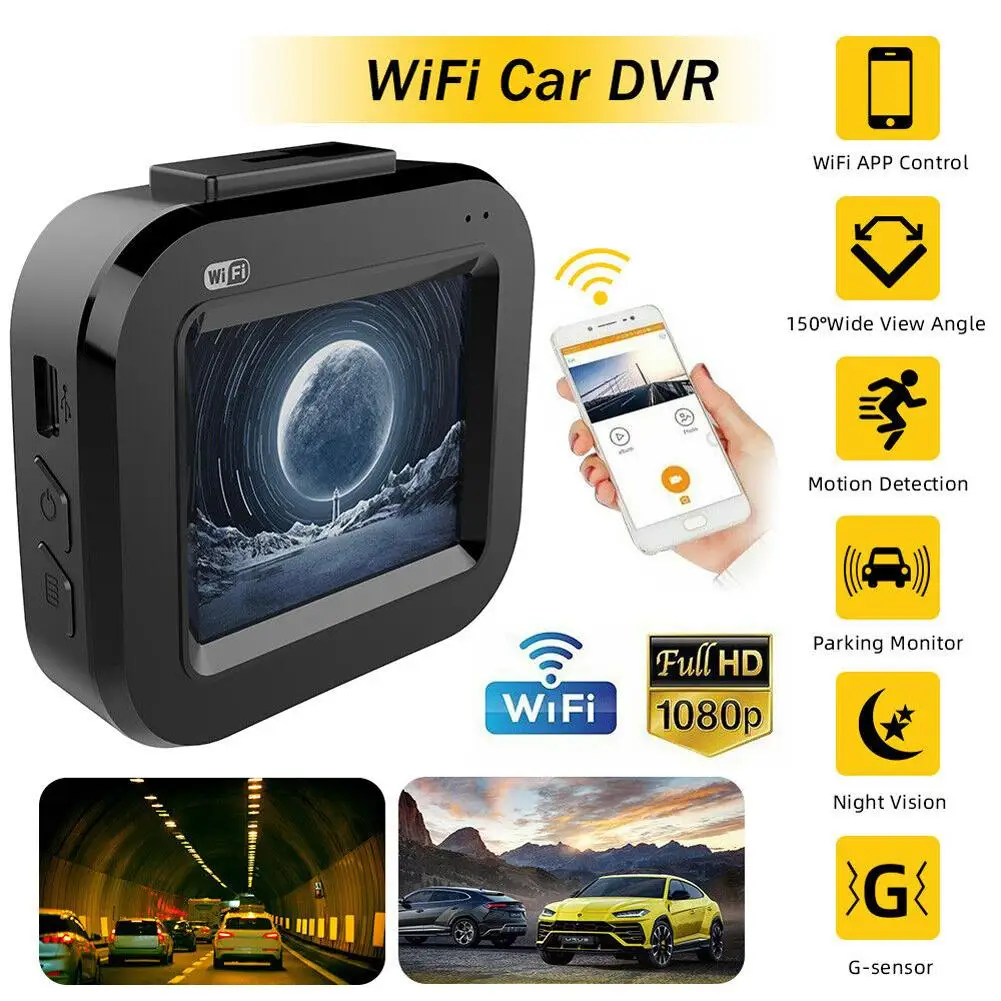 1080P HD Wifi Car Dash Cam DVR Camera 2 Inch IPS Screen Driving Recorder G-sensor Night Camcorder
1080P HD Wifi Car Dash Cam DVR Camera 2 Inch IPS Screen Driving Recorder G-sensor Night Camcorder