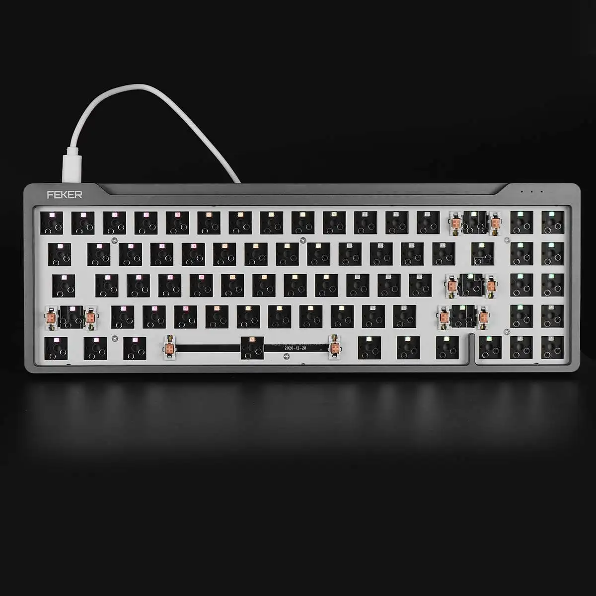 71Keys Hotswap Keyboard DIY Kit Aluminum Case 3/5pin Holy Panda Stabilizer Wired Backlit Mecanical Keyboard Customized Kit
71Keys Hotswap Keyboard DIY Kit Aluminum Case 3/5pin Holy Panda Stabilizer Wired Backlit Mecanical Keyboard Customized Kit