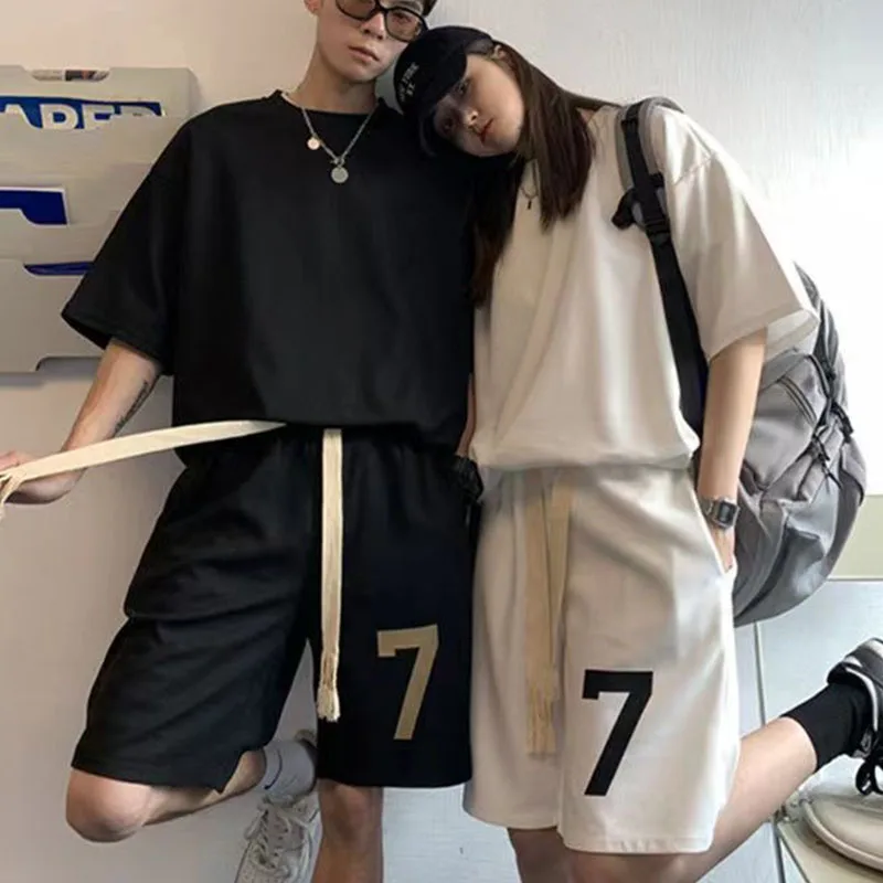Y2K Fashion Streetwear Hip Hop Casual Short Suit Men Number 7 Tshirts Shorts 2 Piece Sets 2023 Summer Tracksuit Clothes for Men
Y2K Fashion Streetwear Hip Hop Casual Short Suit Men Number 7 Tshirts Shorts 2 Piece Sets 2023 Summer Tracksuit Clothes for Men
