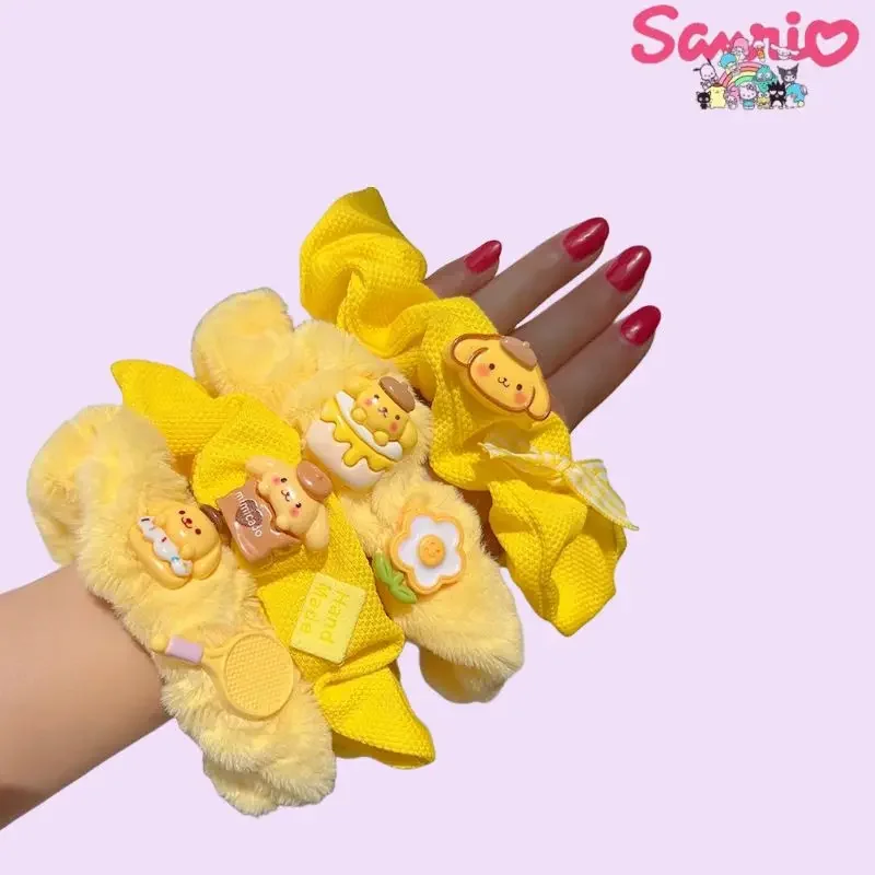4pcs Sanrio's New Plush Hair Ring Yellow Kawaii Large Intestine Hair Tie Pom Pom Purin Headband Hair Accessories Free Shipping
4pcs Sanrio's New Plush Hair Ring Yellow Kawaii Large Intestine Hair Tie Pom Pom Purin Headband Hair Accessories Free Shipping