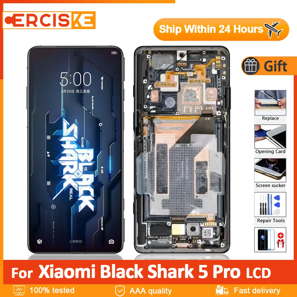 6,67 "Оригинальный ЖК-дисплей для Xiaomi Black Shark 5 Pro 5Pro, сенсорный экран, дигитайзер в сборе для BlackShark 5 Pro SHARK KTUS-A0
6,67 "Оригинальный ЖК-дисплей для Xiaomi Black Shark 5 Pro 5Pro, сенсорный экран, дигитайзер в сборе для BlackShark 5 Pro SHARK KTUS-A0