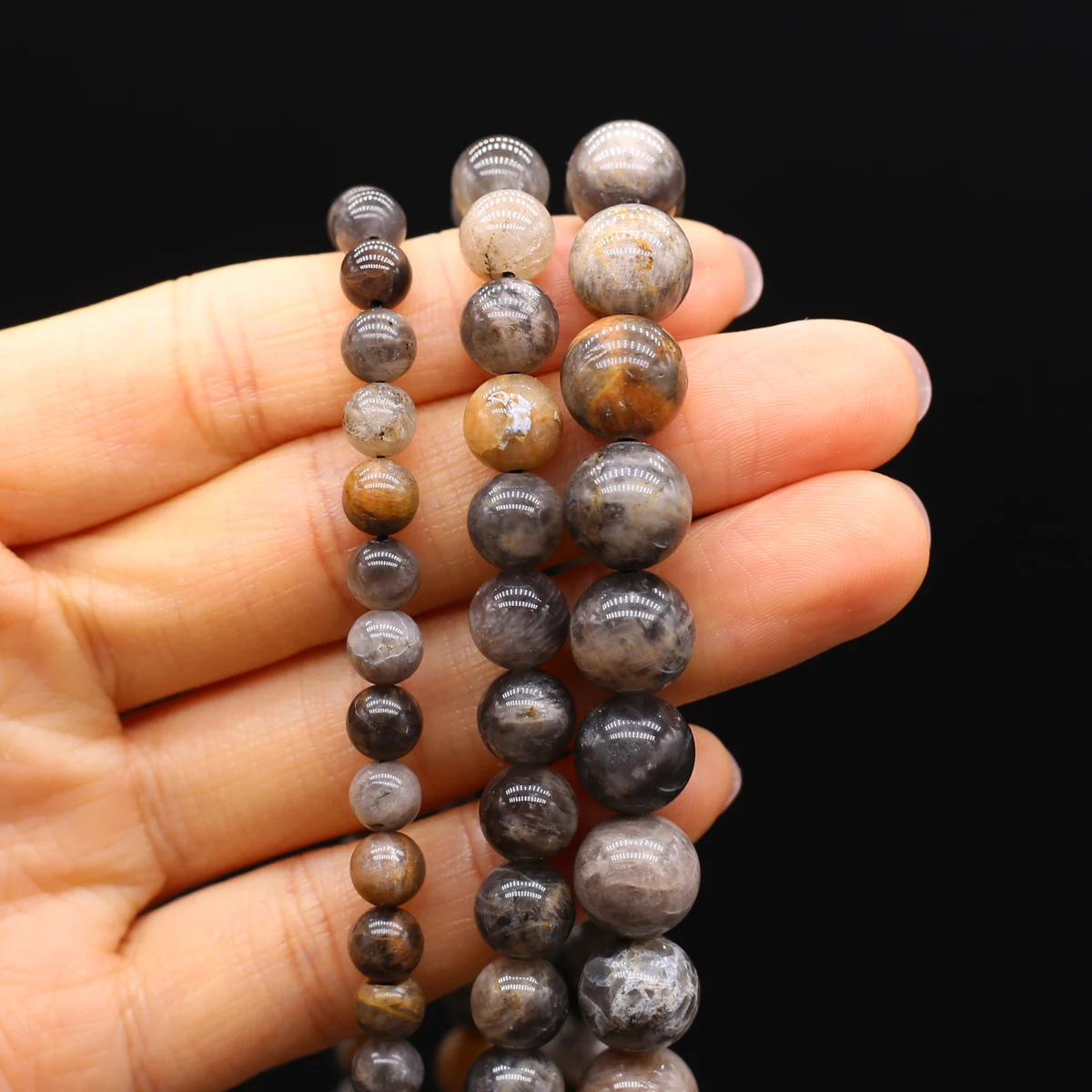 Natural Stone Beads Black Sun-Stone Round Loose Beads For Jewelry Making DIY Women Necklace Bracelet Earrings Accessory
Natural Stone Beads Black Sun-Stone Round Loose Beads For Jewelry Making DIY Women Necklace Bracelet Earrings Accessory