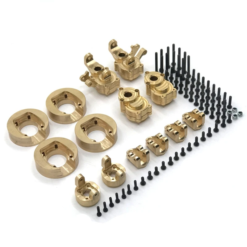 18Pcs Brass Front & Rear Portal Drive Housing Cover Counterweight For Yikong YK4102 YK4103 YK4082 YK6101 RC Car Parts
18Pcs Brass Front & Rear Portal Drive Housing Cover Counterweight For Yikong YK4102 YK4103 YK4082 YK6101 RC Car Parts