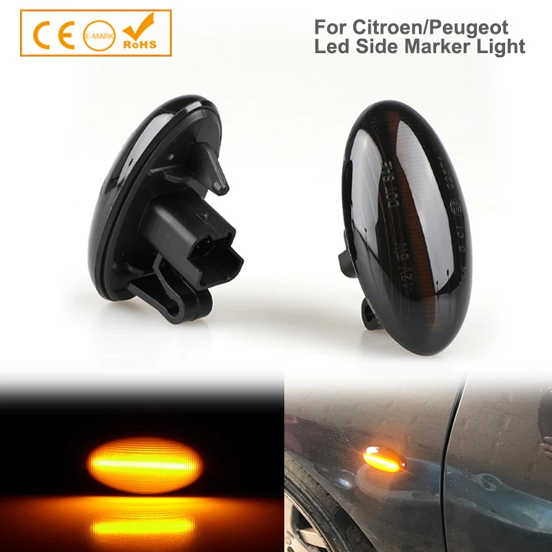 2pcs Car Accsesories LED Side Indicator Repeater Lamp For Peugeot Partner Tepee 206 207 307 1007 Turn Signal Light OEM 6325.G3
2pcs Car Accsesories LED Side Indicator Repeater Lamp For Peugeot Partner Tepee 206 207 307 1007 Turn Signal Light OEM 6325.G3