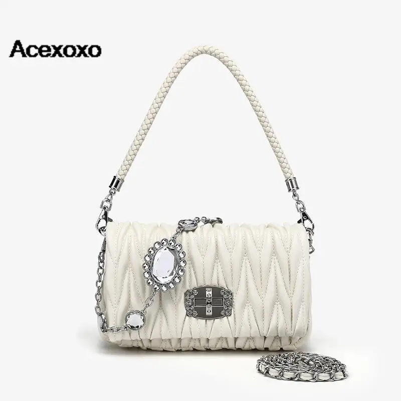 Small fragrant underarm bag advanced sense shoulder bag 2023 autumn new rhinobarine chain leisure fold bag
Small fragrant underarm bag advanced sense shoulder bag 2023 autumn new rhinobarine chain leisure fold bag