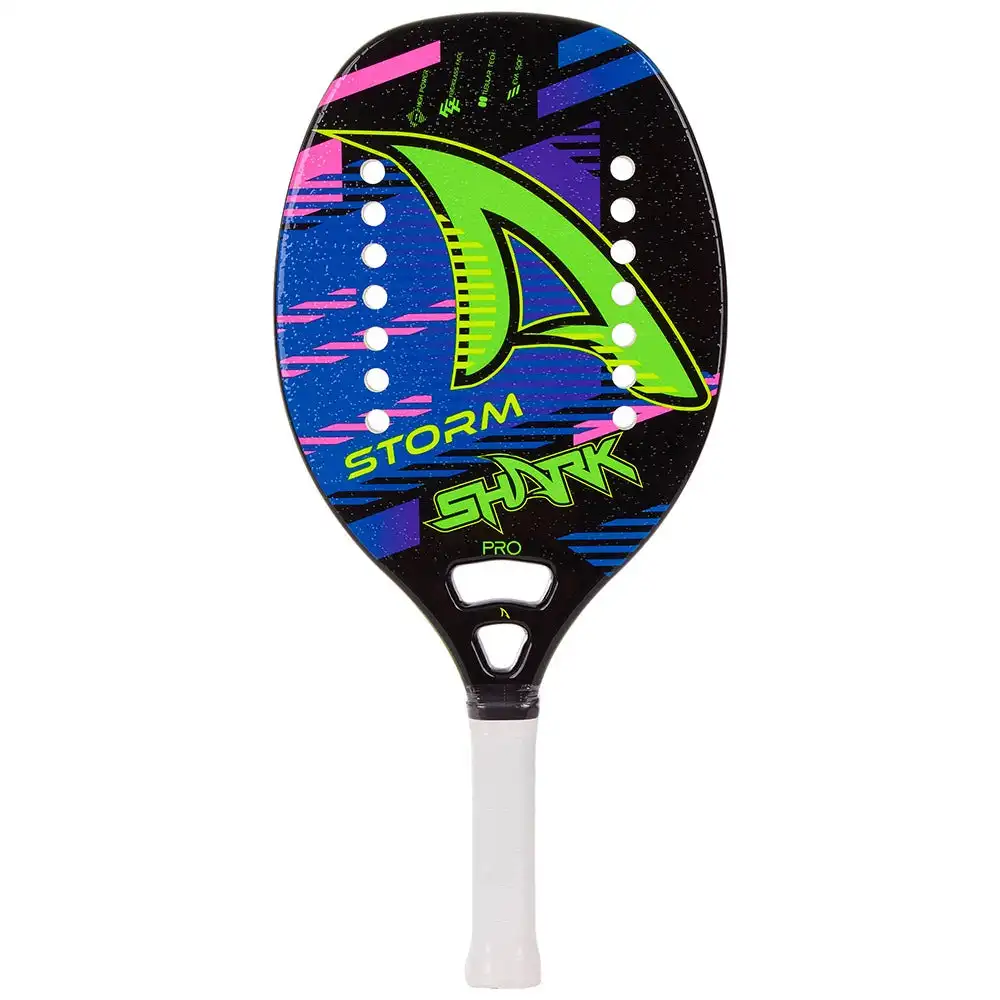 

В наличии Storm 3K ракетка Raquete для пляжного тенниса из углеродного волокна с шероховатой поверхностью и чехлом для ракетки для тенниса