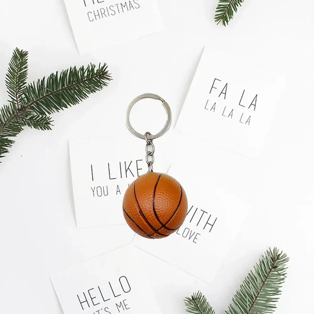 Trendy Keychain Simulation Attractive Basketball Goodie Bag Keychain Portable Key Holder Bag Accessory
Trendy Keychain Simulation Attractive Basketball Goodie Bag Keychain Portable Key Holder Bag Accessory