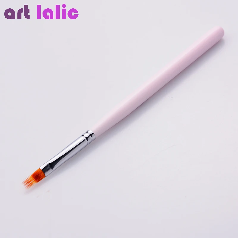 Градиентная УФ-гелевая ручка для рисования мягкая кисть розовая маникюрный