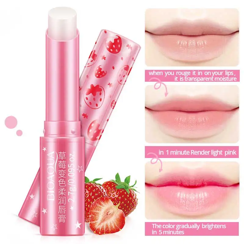 BIOAQUA Strawberry Lip Balm Moisturizer Fade Lip Lines Nourishing Lip Plumper Relieve Dryness Long-Lasting Daily Use Lip Care
BIOAQUA Strawberry Lip Balm Moisturizer Fade Lip Lines Nourishing Lip Plumper Relieve Dryness Long-Lasting Daily Use Lip Care