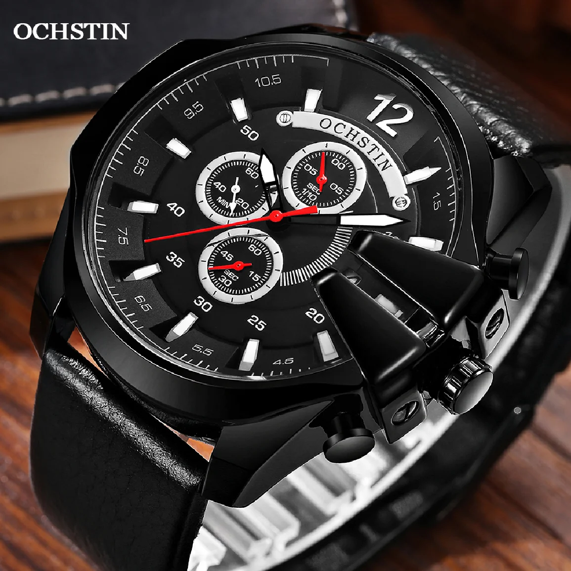 

Original Relogio Masculino OCHSTIN Male Quartz Watch 2020 New Fashion Men��s Large Dial Calendar Wristwatches Waterproof Saat