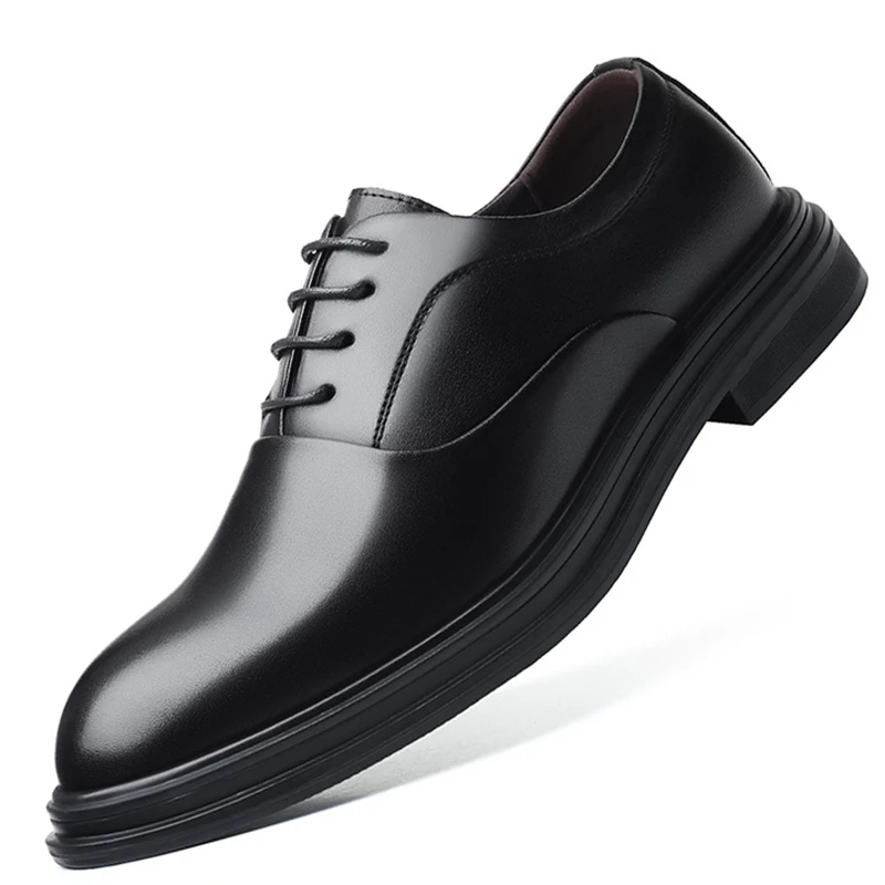 Luxury Business Oxford Leather Shoes Men's Lace-up Breathable Low-top Dress Shoes Office Wedding Flat Shoe
Luxury Business Oxford Leather Shoes Men's Lace-up Breathable Low-top Dress Shoes Office Wedding Flat Shoe