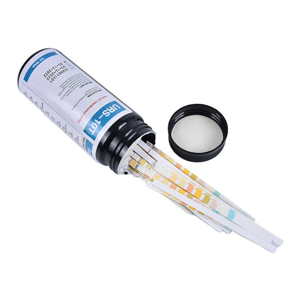 

URS-10T Urine Test Strips Strips Test 10 Parameters 100 Strips For Urine Testing Reagent Urinalysis Strips Urine Test Strips